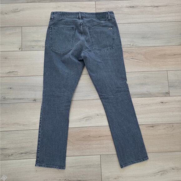 Volcom Vorta Slim Straight Gray Black Jeans Men Sz 34 x 32 - Picture 4 of 8